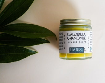 Organic Calendula Salve Chamomile Balm All Purpose for Everyone