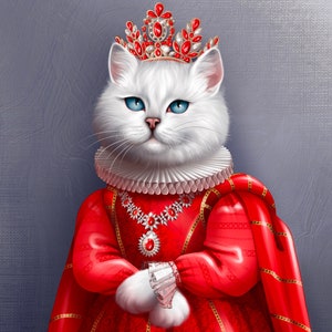 Aangepast huisdierportret van foto, realistisch kattenportret, cartoon hondenportret, digitaal gepersonaliseerd dier, portret met huisdier, huisdier in pak