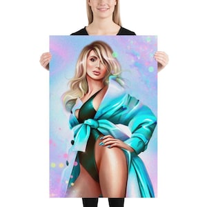 Custom printing poster, Personalized poster with photo, Printing portrait from photo on poster, Custom poster printing for wall decor