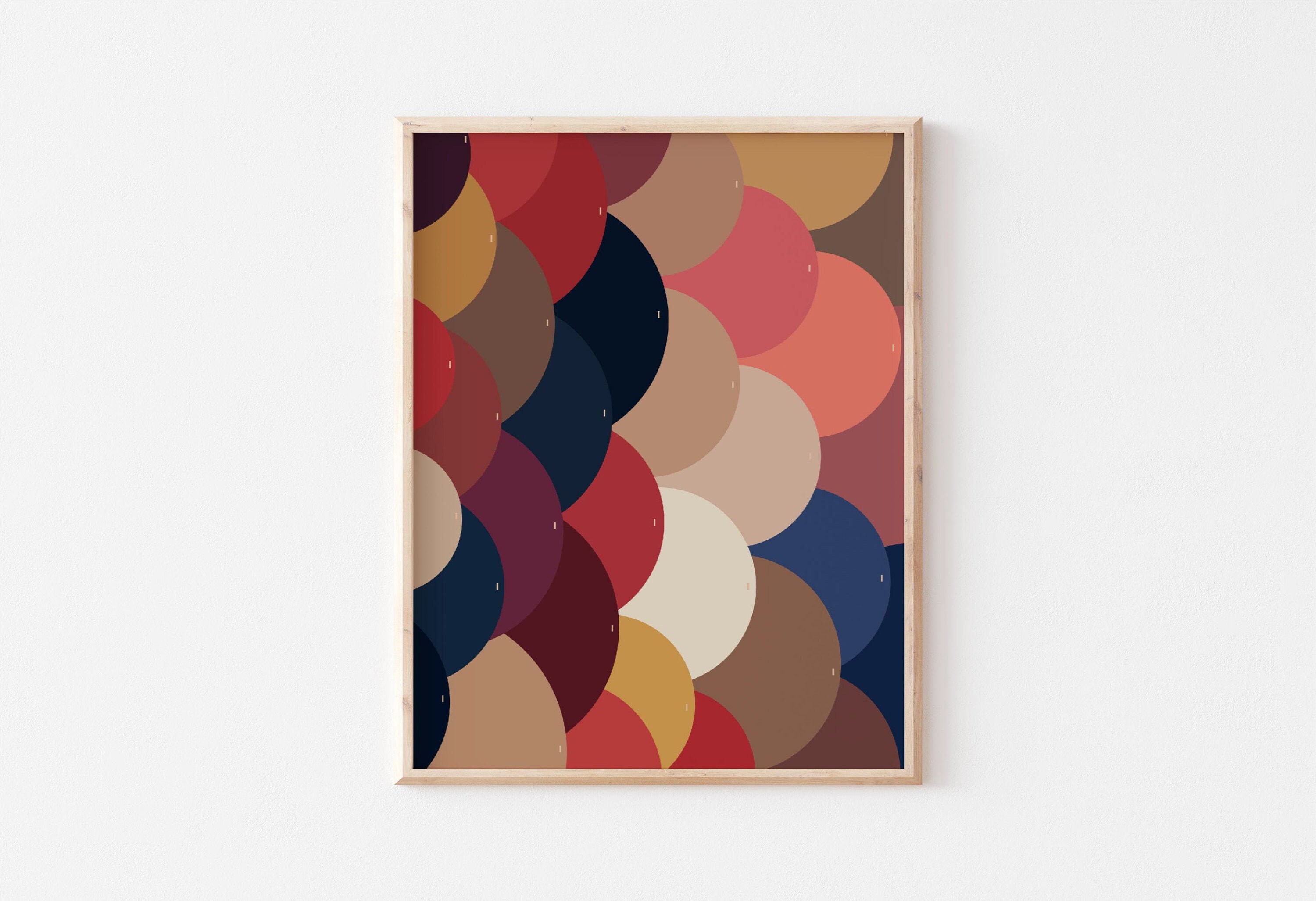 Geometric Art Gallery Wall Art Mid Century Modern Art Mid Etsy