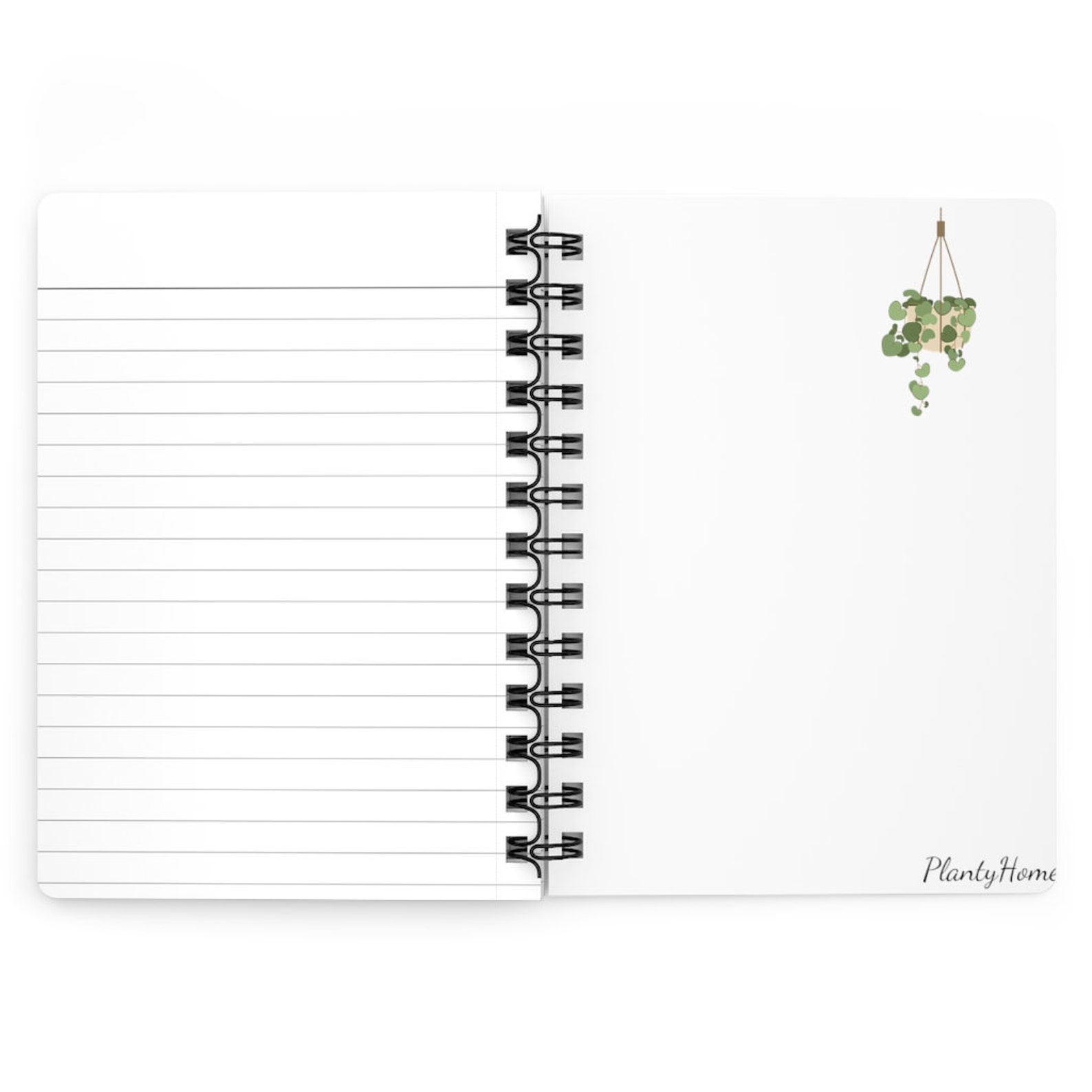 Plant Notebook Houseplant Journal Spiral Notebook With Etsy