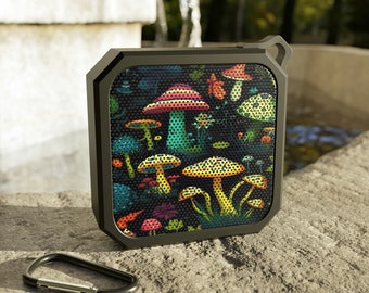 Bluetooth Speaker -Mushroom Blackwater Outdoor Bluetooth Speaker, Mushroom Hunting, Hiking Nightstand Speaker, Portable Speaker