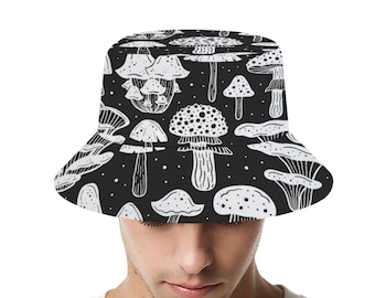 Mushroom Hat Reversible Fisherman Hat 