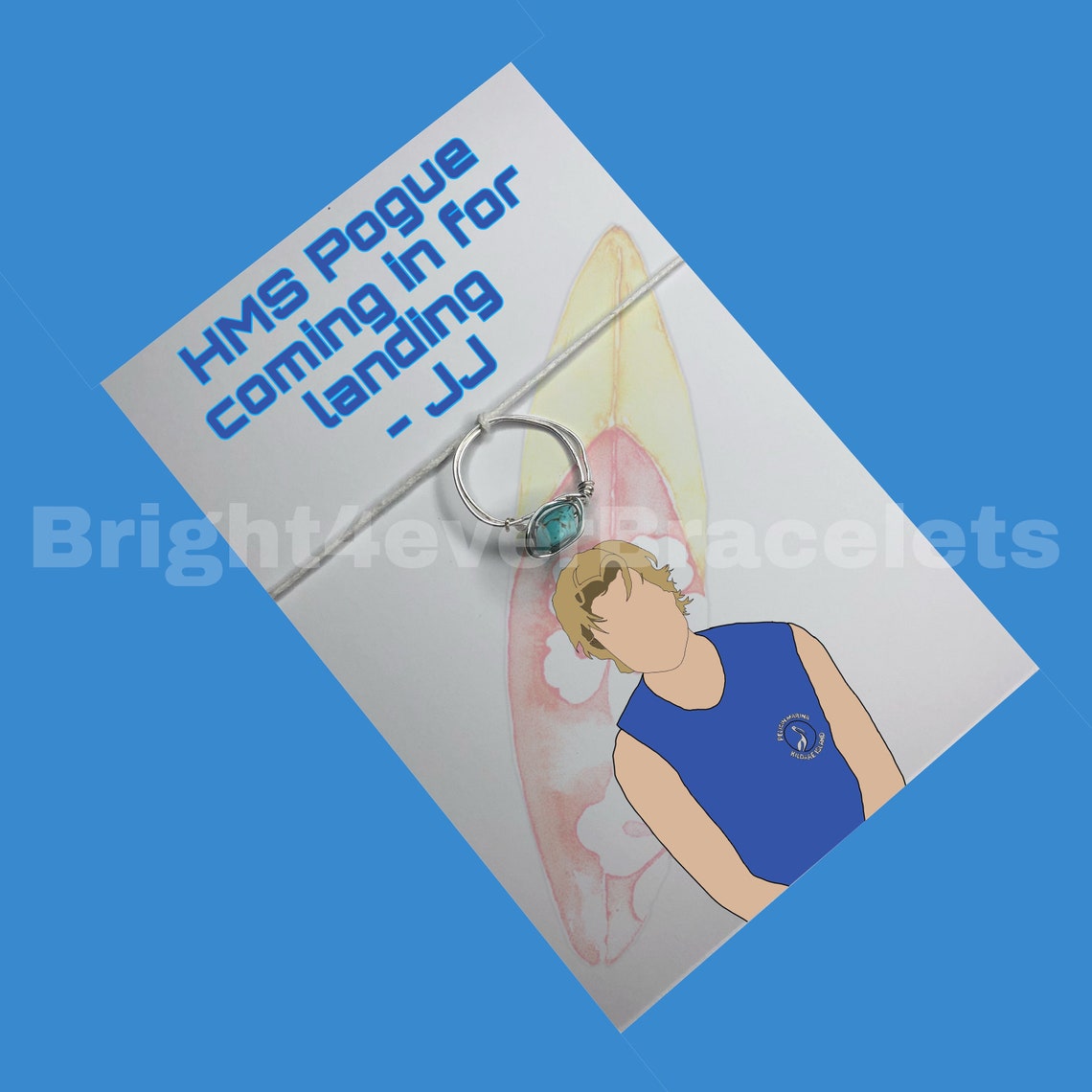 Outer Banks OBX JJ Maybank Inspired Crystal Ring Etsy