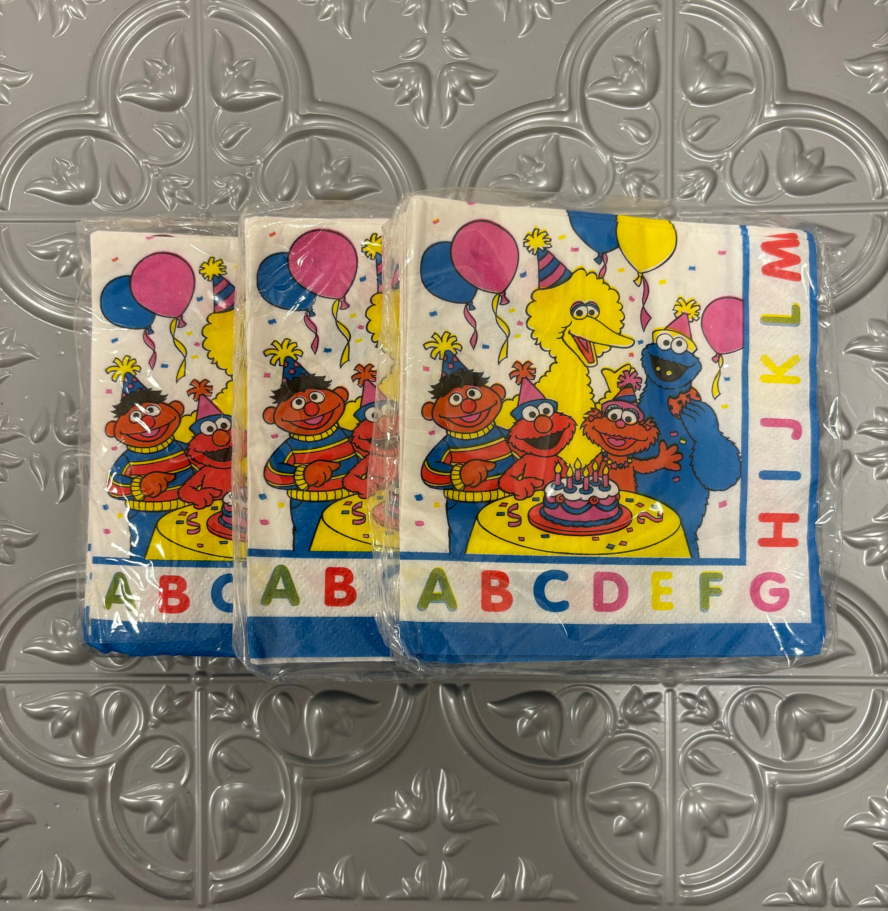 Sesame Street Vintage Party Napkins