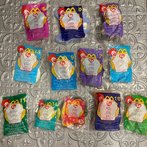 McDonald’s Toy Ty Beanie Babies