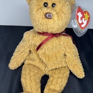 Rare Curly Beanie Baby - Tag Errors