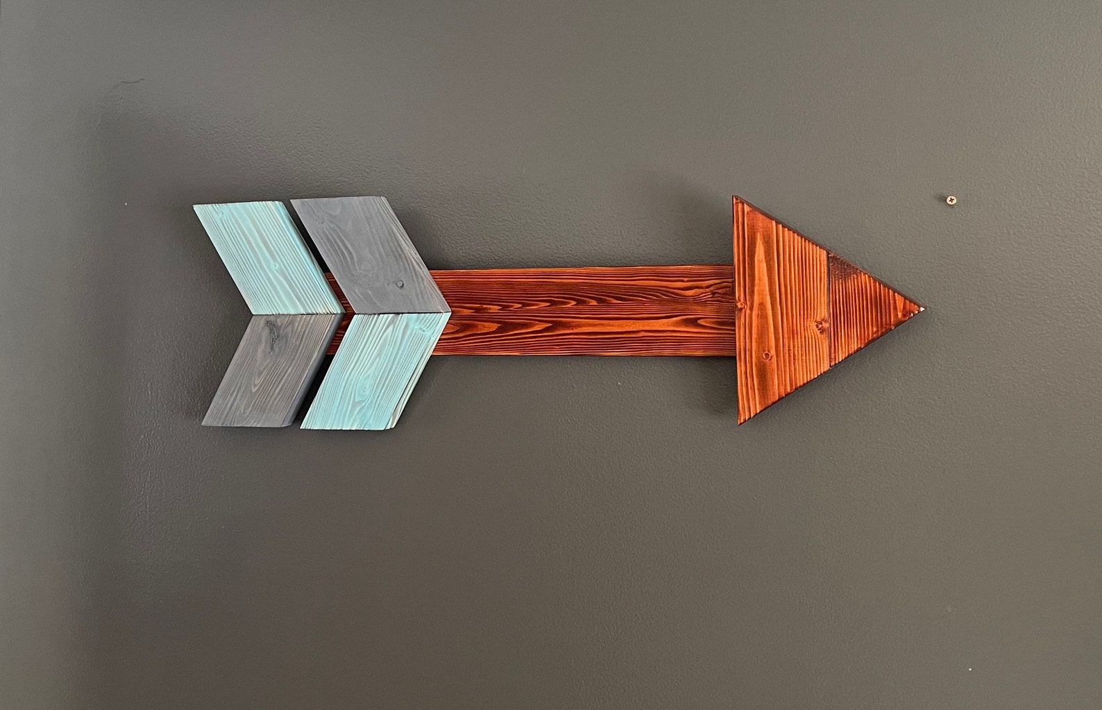 Wood Arrow Large Wall Decor Etsy