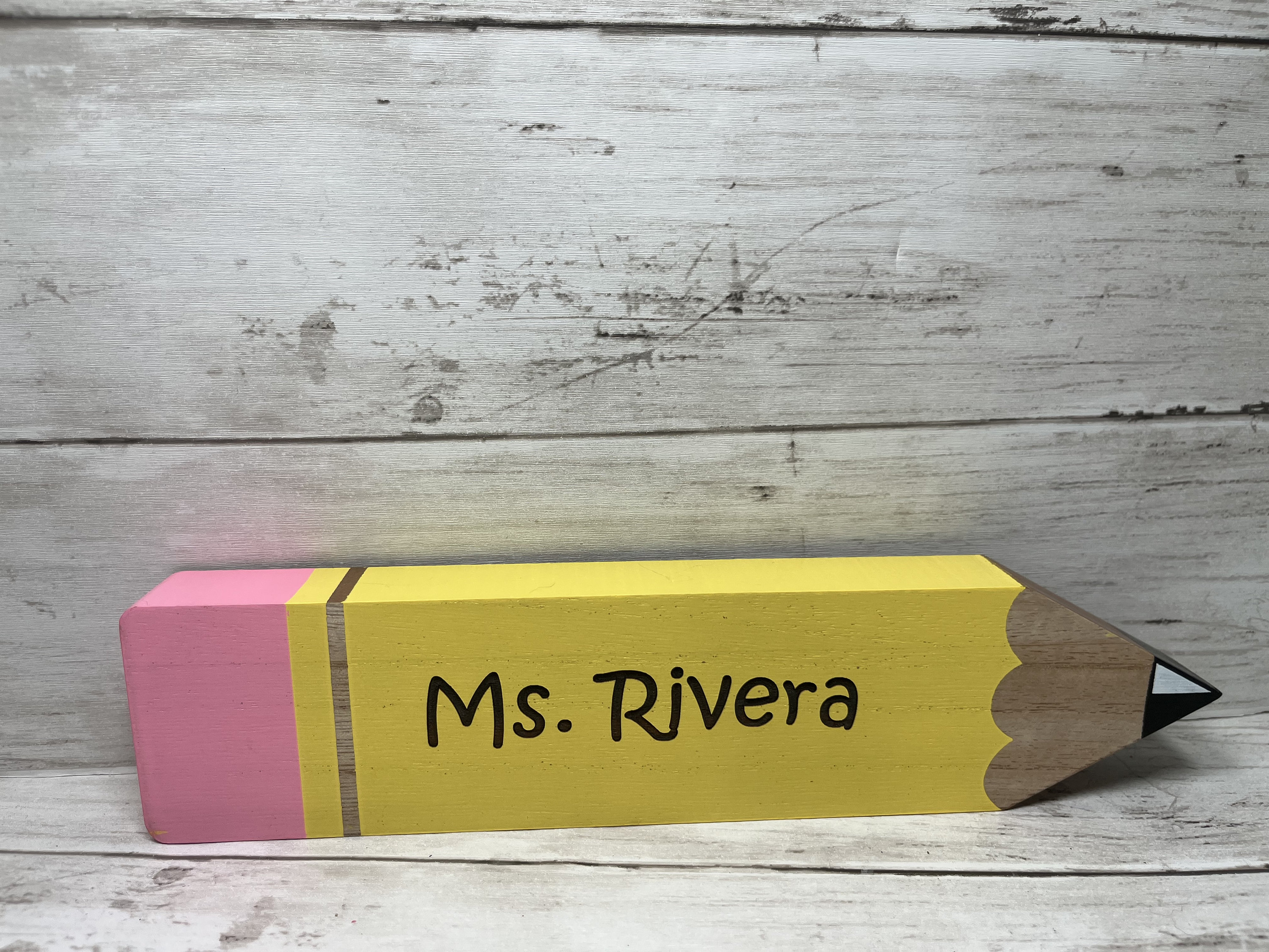 Teacher Name Plaque Classroom Decor Personalized Teacher Gift Teacher