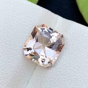 Natural Sherry Topaz Gemstone: Golden Yellow Emerald Cut, 3.60 Carats