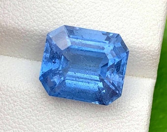 Natural Aquamarine Gemstone, Santa Maria Color Aquamarine Beryl, March Birthstone - 6.15 Carats  11.5*10*7.5 mm