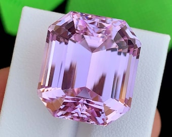 Gema de kunzita rosa de 48,56 quilates, espodumena natural de Afganistán, gema grande para coleccionistas.