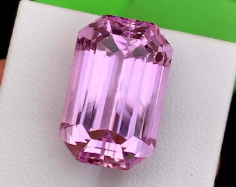Gema de kunzita rosa de 27,17 quilates, espodumena natural de Afganistán, gema suelta para la fabricación de joyas.