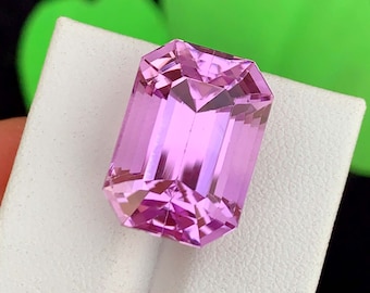 Gema de kunzita rosa de 26,80 ct, espodumena natural de Afganistán, gema suelta para la fabricación de joyas.