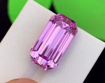 Piedra preciosa de kunzita rosa de 20,00 ct, espodumena natural de Afganistán, gema suelta para la fabricación de joyas.