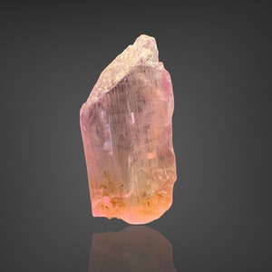Natural Peach Pink Kunzite Crystal, Terminated Damage Free, Healing Crystal, Kunzite From Afghanistan -  80.10 Gram.   68*29.5*17 mm