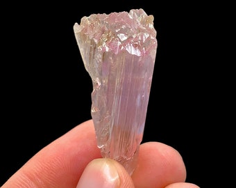 Peach Pink Kunzit Kristall: Natürlicher Heilstein aus Afghanistan (16,70g)