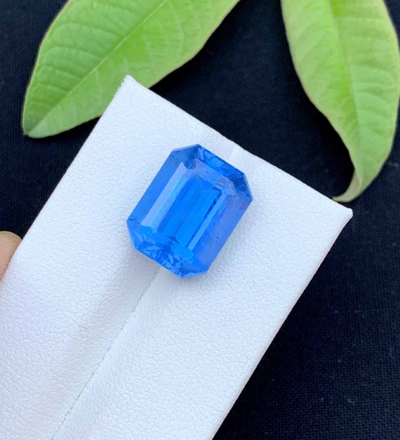 Natural Aquamarine Gemstone, Santa Maria Color Aquamarine Beryl