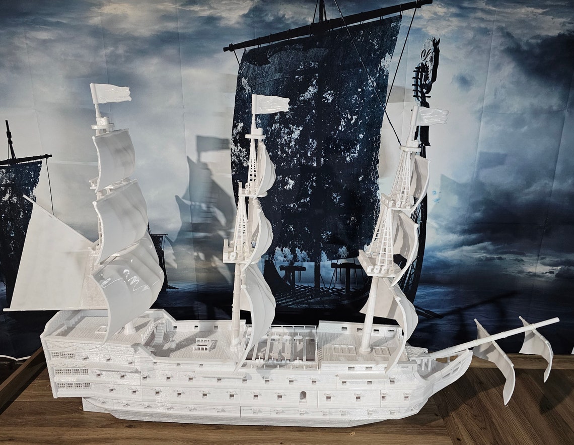 Man O' War 25mm 28/32mm Cargo Ship, Sail Boat, Dnd Terrain, Pirate Boat