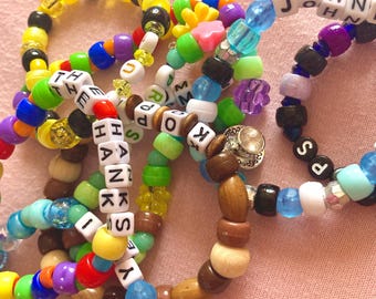 Datum Alles inspirierte Kandi Armbänder