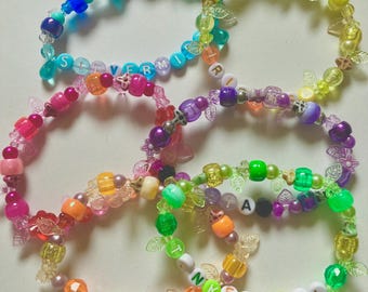 Tinkerbell inspirierte Kandi Armbänder
