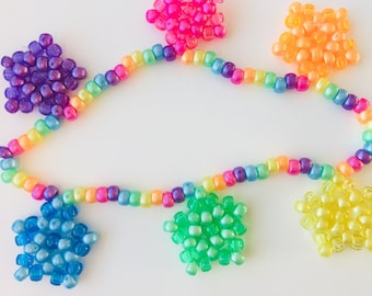 Kandi stars necklace
