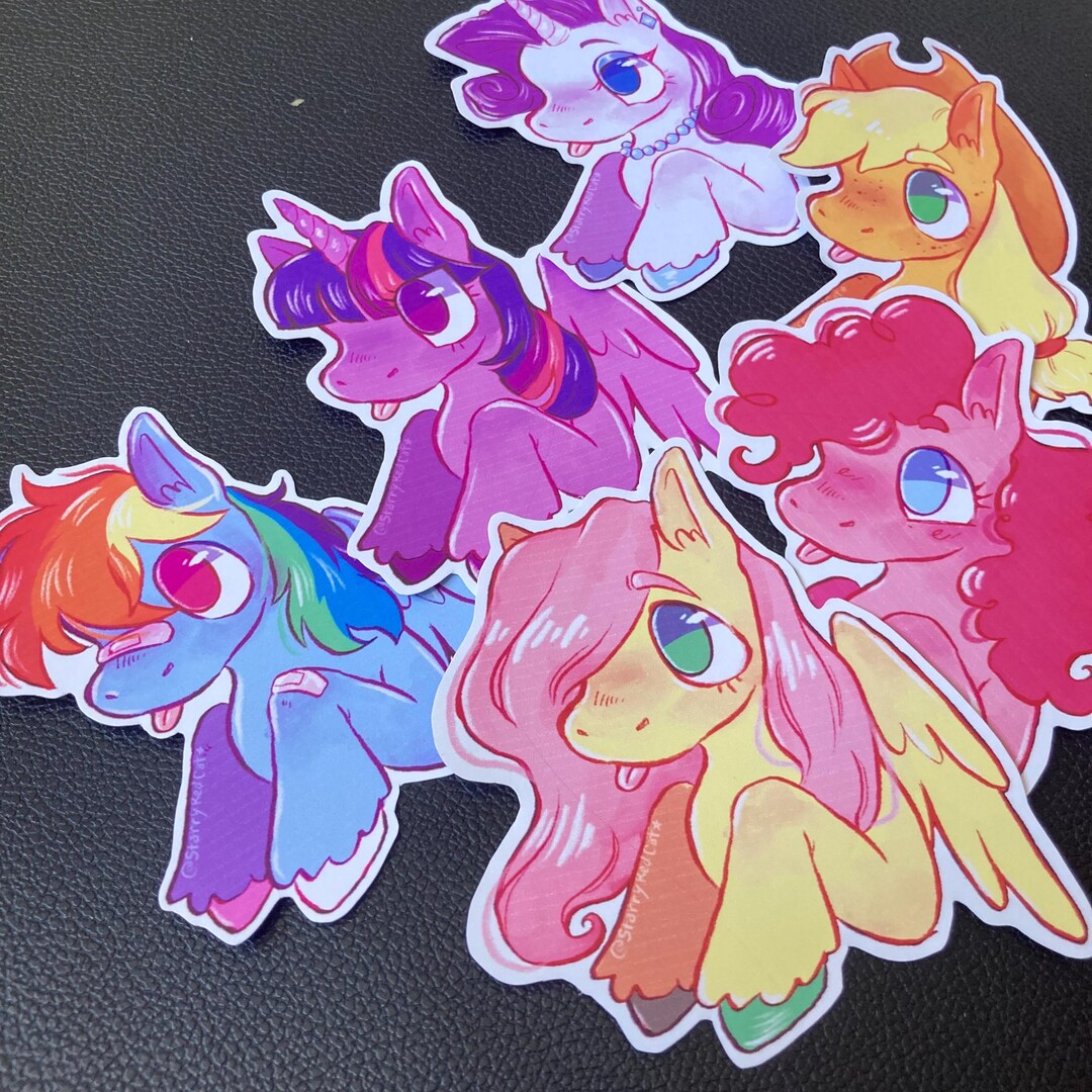 My Little Pony Blep Stickers - Etsy