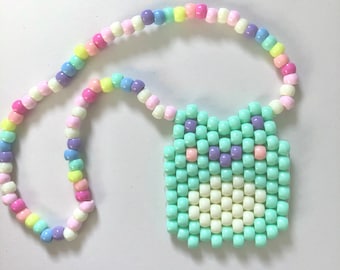 Squishmallow frog kandi necklace