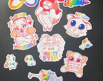 Autismus Pride Sticker Pack