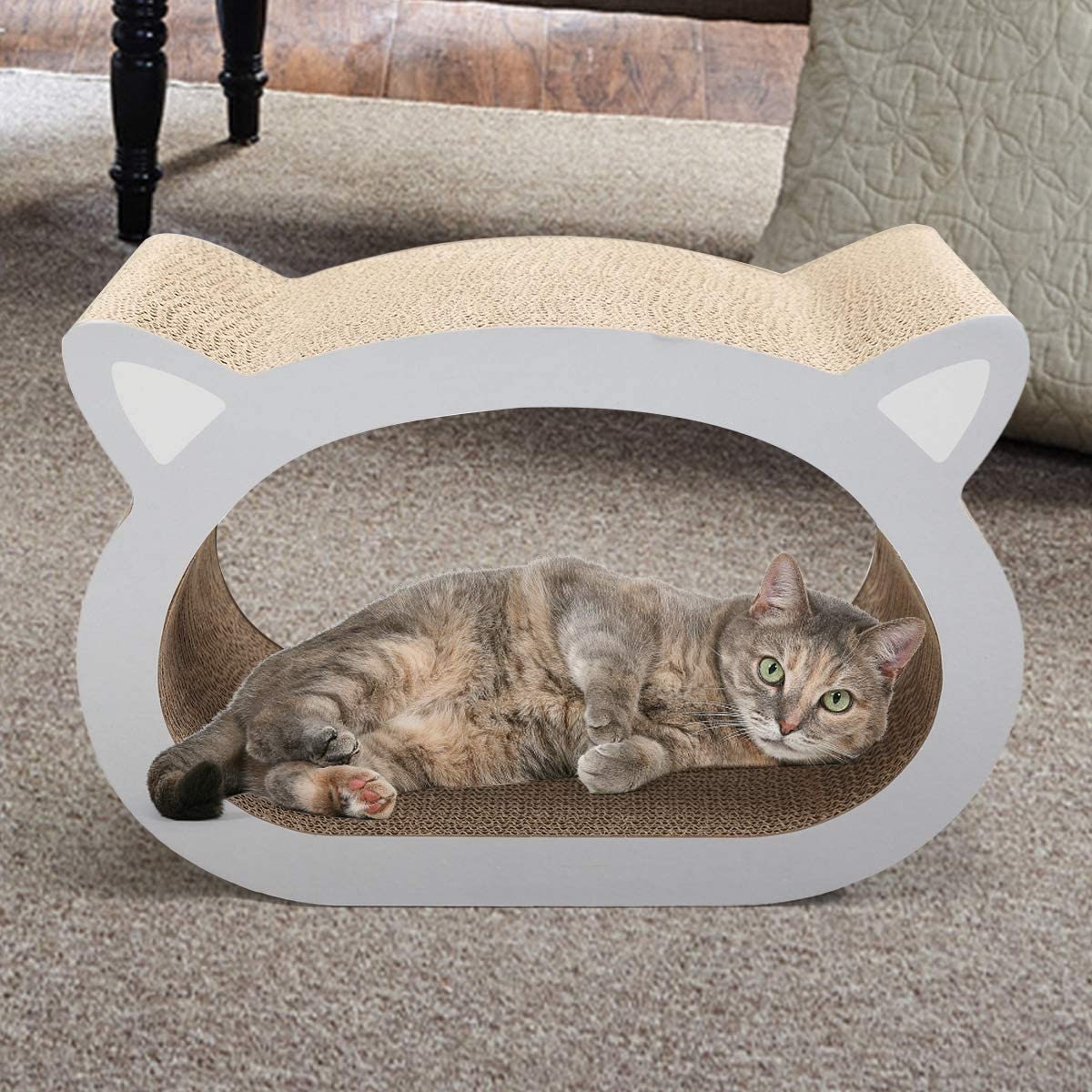 Cat Scratching Post Cardboard for Jumbo Adult Cat Cat Etsy