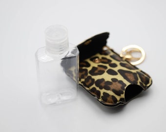 Pouch, Sanitizer pouch, leopard, gift, friend gift, girls gift, keychain, keychains, hand Sanitizer, custom gift, customized keychain,custom