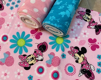 Minnie Mouse Burp Cloths