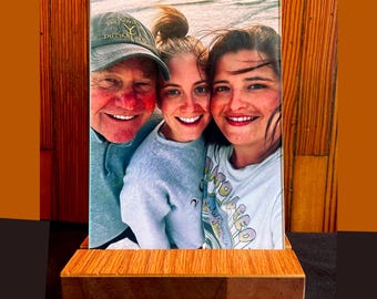 Reclaimed Wood Photo Frame: Holds Up To 4 Photos
