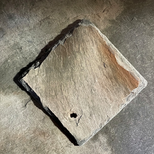 Reclaimed Coasters from Roofing Slate (set of 2)