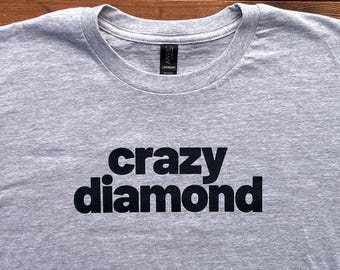 Pink Floyd Shirt: Crazy Diamond Hand-Printed Tee