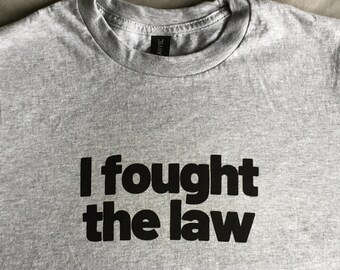 The Clash shirt - I fought the law