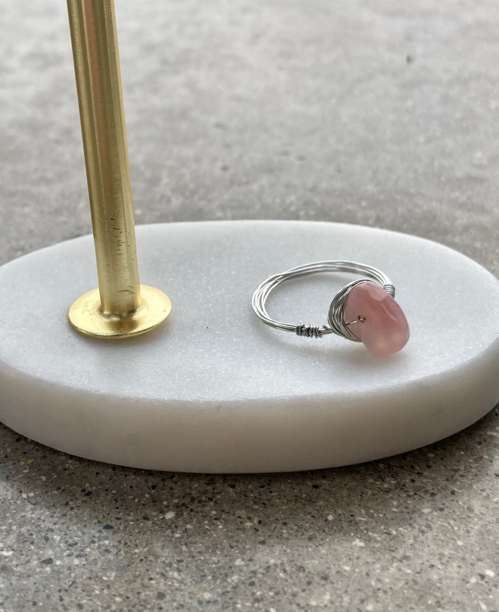 The Pink Candy Floss Ring Etsy