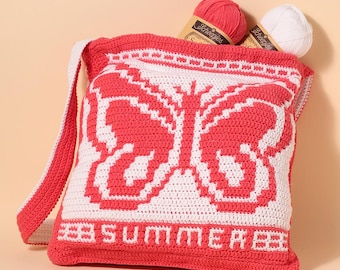 Summerbag Overlay Mosaic Crochet Pattern - PDF tutorial