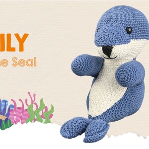 Amigurumi Crochet Pattern Seal PDF tutorial: Lily the Seal