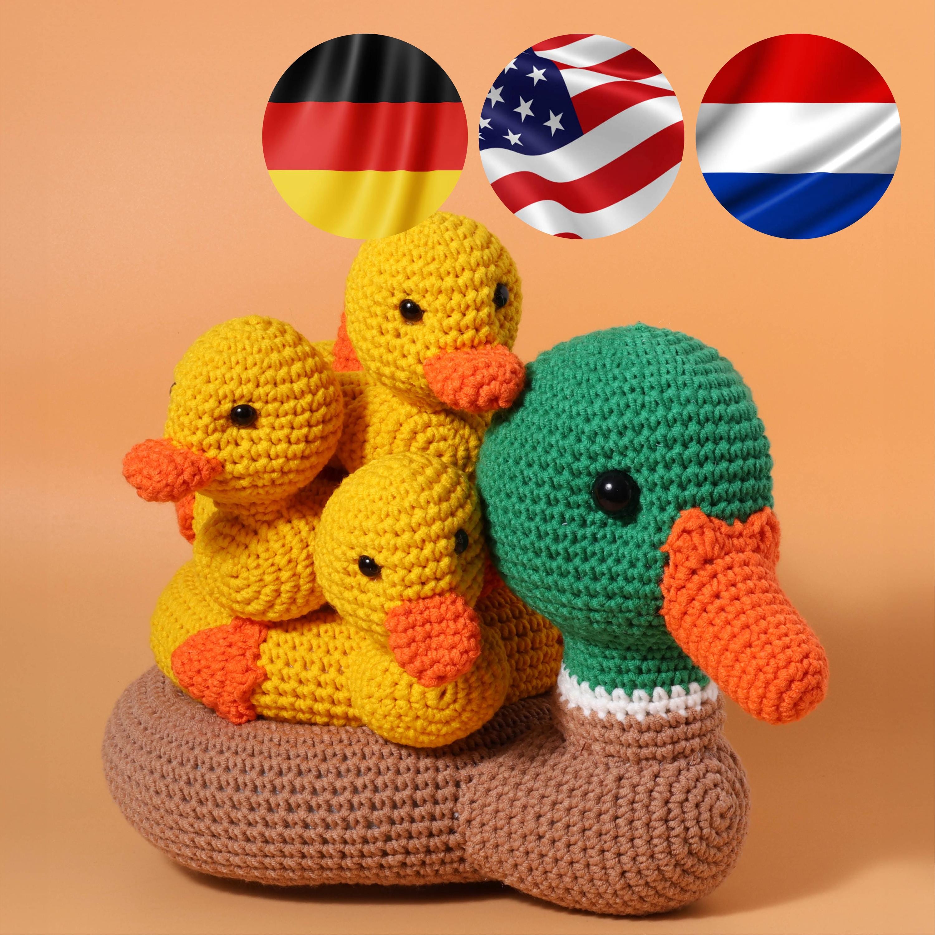 Ringstacker Duck Family Crochet Pattern Amigurumi PDF Tutorial