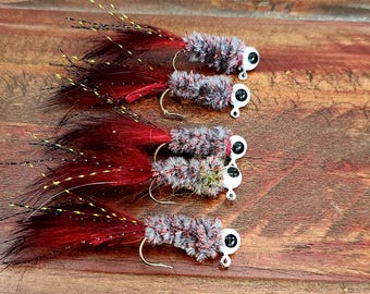 Crappie jig "Smolder" 4 pack