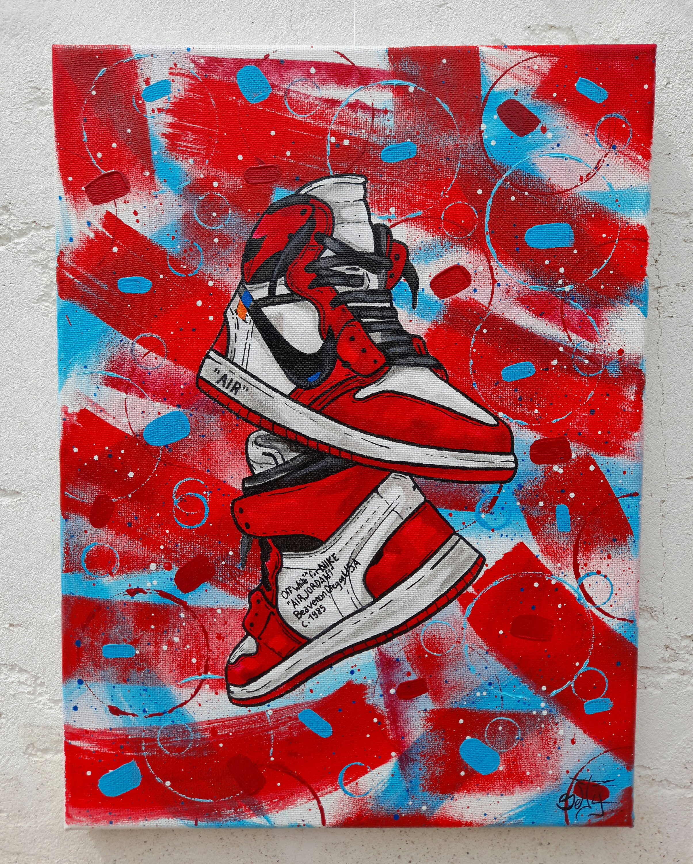 Jordan 1 Off White Rouge