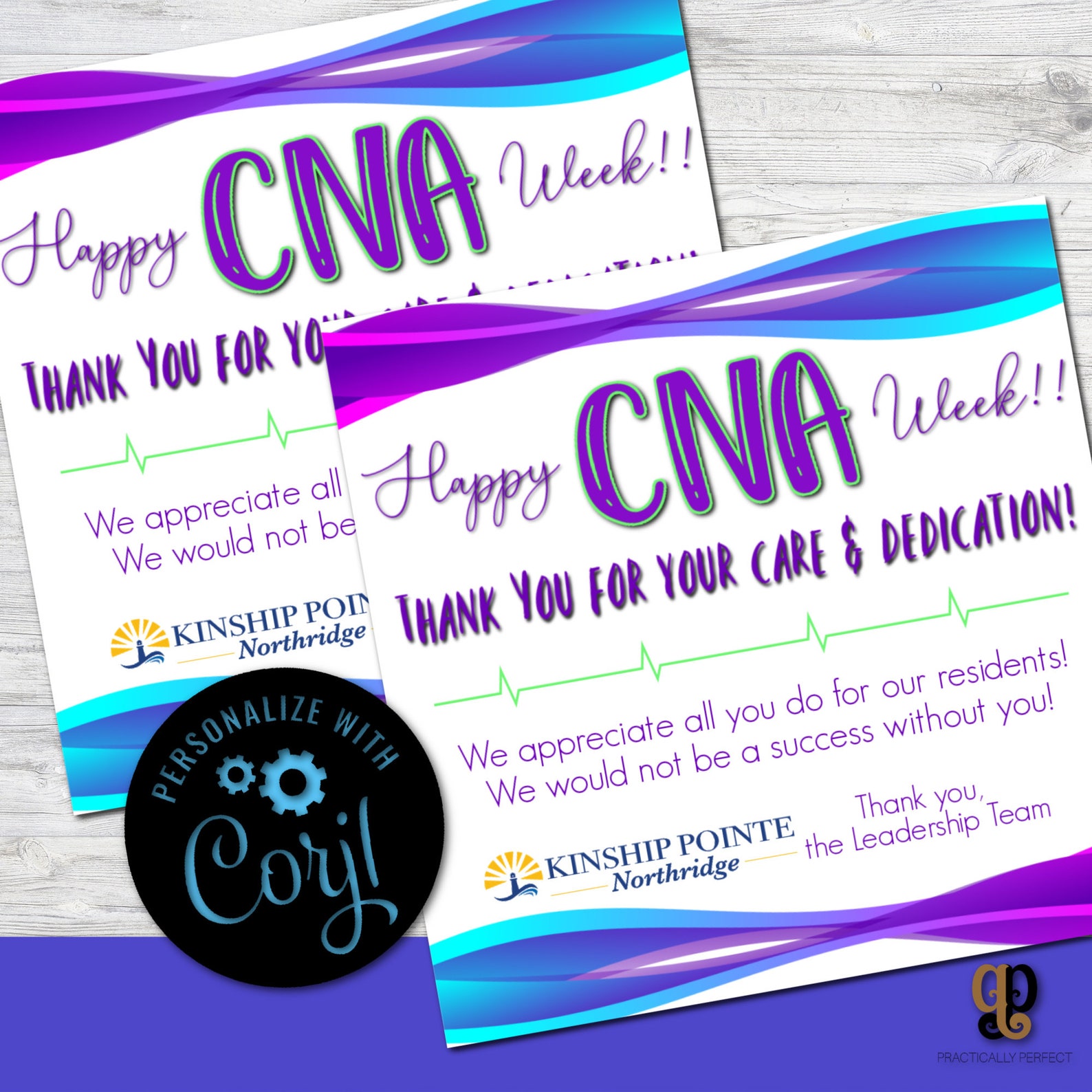 CNA Thank You Tag CNA Week Appreciation Tag Thank a CNA Etsy