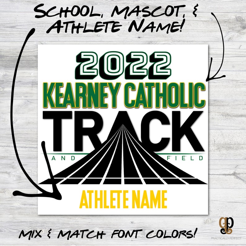 2022 Track and Field Locker Tag Track Locker Decoration Etsy