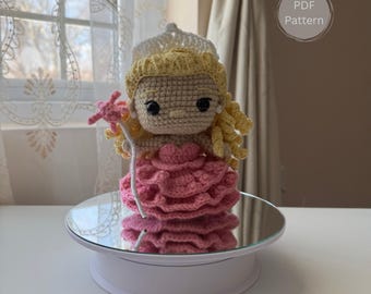 Wicked Inspired Crochet Pattern: Glinda The Good Witch | PDF Amigurumi ENGLISH Pattern ONLY |  SlipxKnots Exclusive