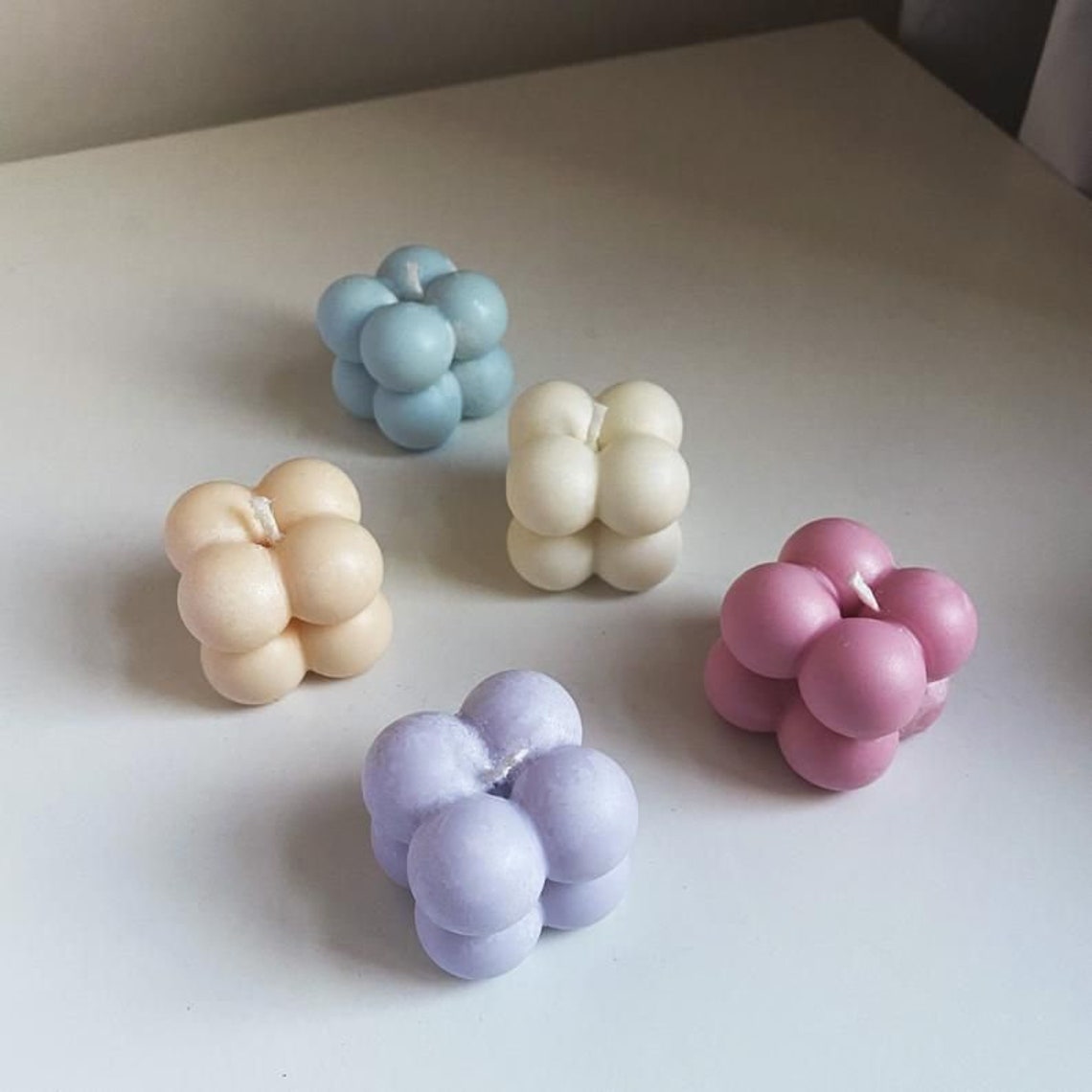 Best Selling Candles Colorful Small Bubble Candles Cube Etsy