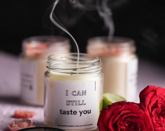 I Can Still Taste You - Scented Candles Gift Set |  Candle Gifts For Friend | Relationship Gifts | Miss You Gifts, Christmas, Birthday Gifts