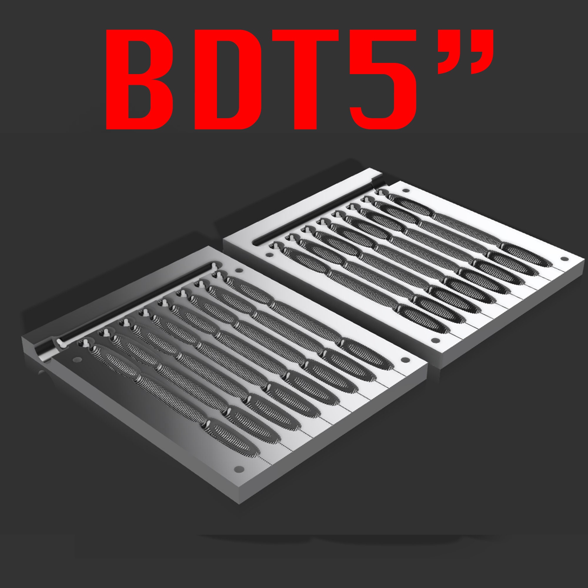 Digital File: BDT 5 Inch. 3D STL, STEP File for Cnc and 3D Print - Etsy