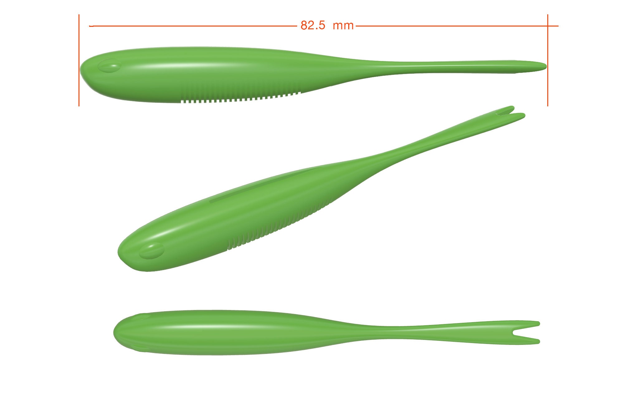 Do-it Softbaits Essential Series Do It ES Jerk Bait 5 In 4 Cavities - Foto 3