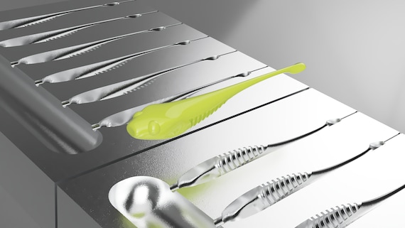 clay fishing lures Making lure of super light clay